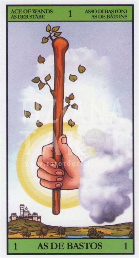 1 de bastos tarot|As de Bastos; Significado completo en el Tarot